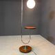 Restored Bauhaus floor lamp with integrated table by R. Slezák