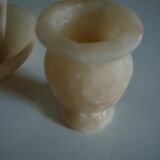Alabaster candlestick