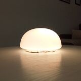 Vintage 60s ceiling light in milky white opaline