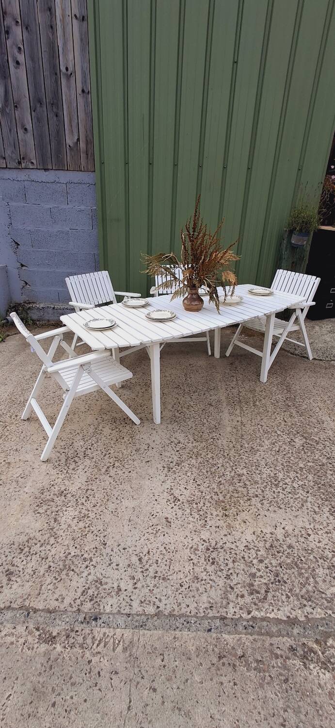 Antique garden furniture