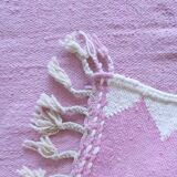 Pink Kilim Rug - 296 x 109 cm