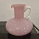 Vintage pink opaline pitcher