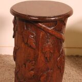 pair of 17th century oak bedside tables or sofa ends
