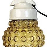 Vintage White Porcelain Pendant Light, 1970s