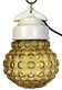 Vintage White Porcelain Pendant Light, 1970s