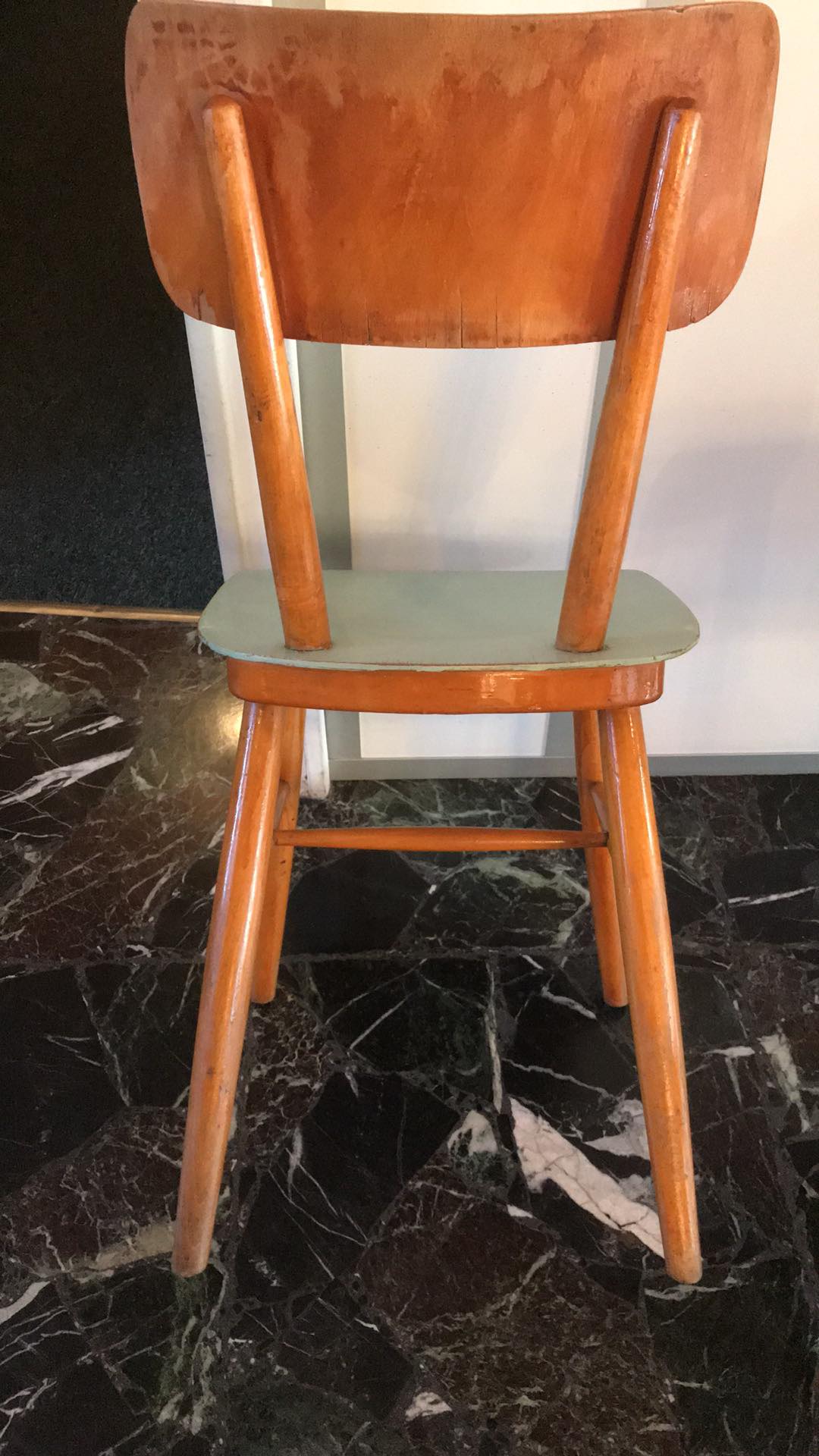 Set of 4 vintage chairs produced by Ton, 1960