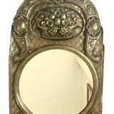 Miroir vintage cadre en laiton