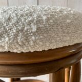 Pair of rattan stools