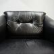 Fauteuil Art Déco en cuir, France 1960