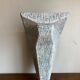 Console murale brutaliste en bois peint 1970