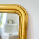Mirror, old Louis-Philippe pearl 108 × 78