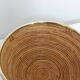 Bamboo and brass fruit bowls G Crespi 1970s