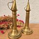 Bougeoirs vintage laiton