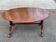 Grande table basse ovale en bois massif 133x93cm