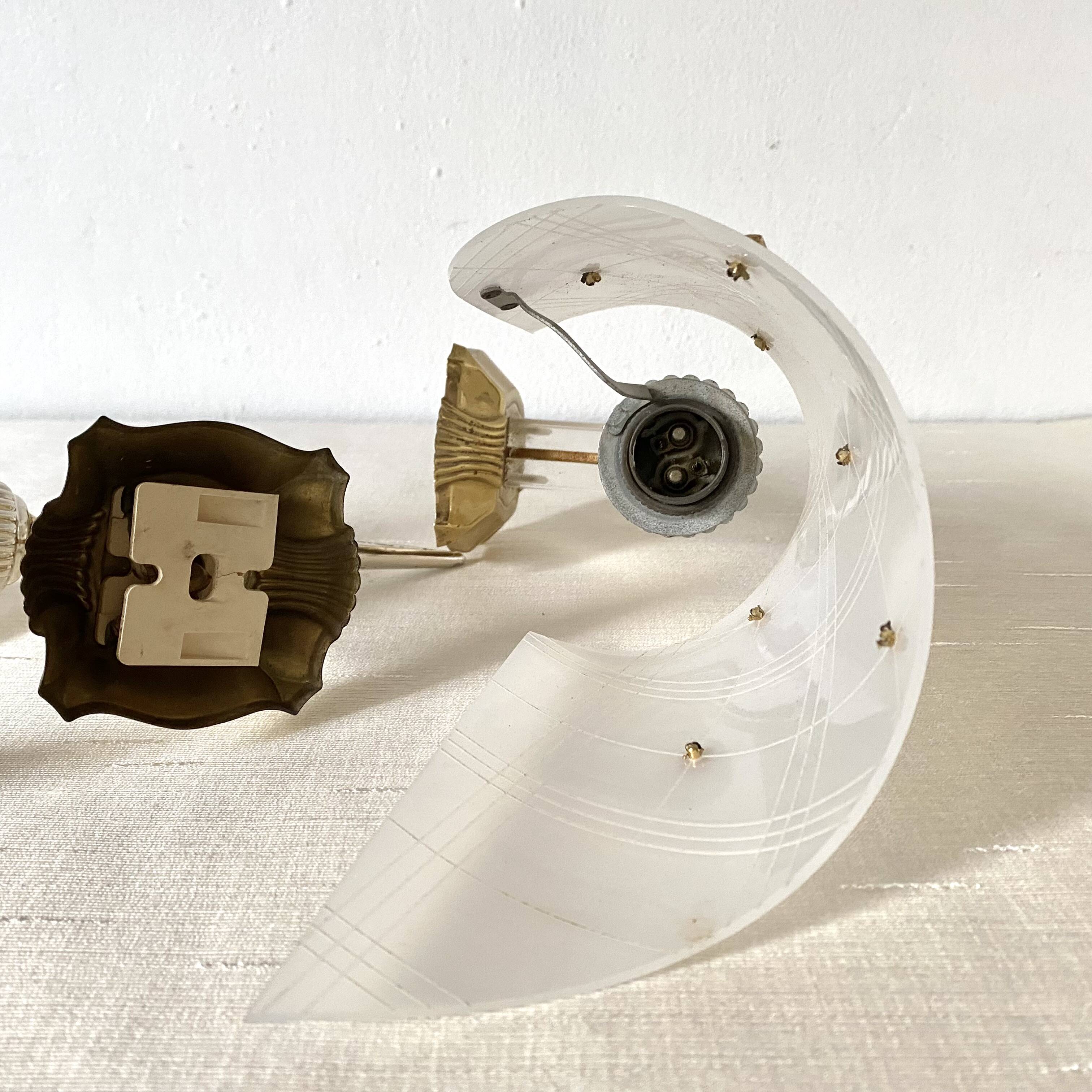 Pair of 60s wall lights