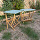 Paire de chevets en rotin vintage 1960