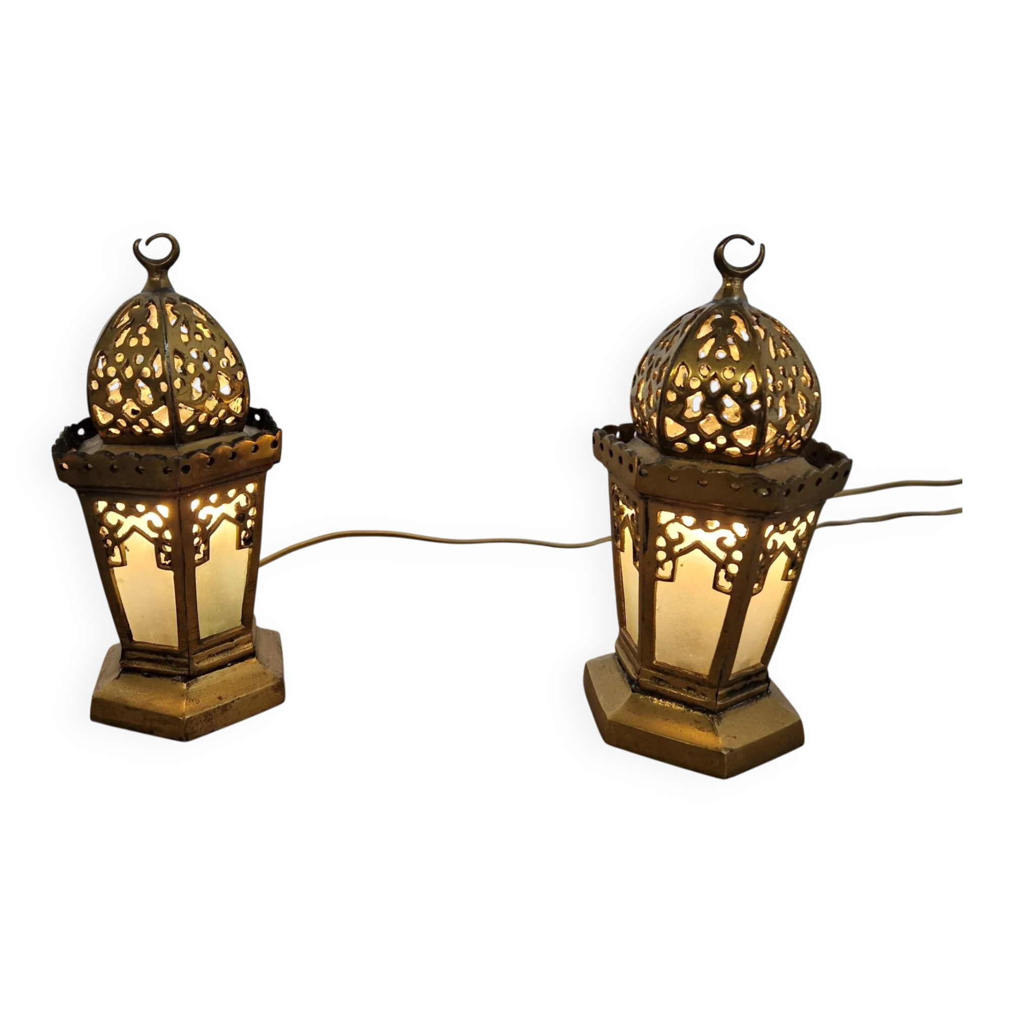 Set of vintage Moorish lights | Brass | 1970s