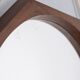 Vintage 1970s wall mirror in wood and rope, Italian design