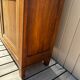 Walnut display cabinet