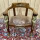 Regency style desk and armchair from the Napoleon III period - late 19th century