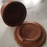 Old terracotta butter dish