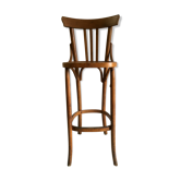 Curved wooden countertop chair - mid. 20th