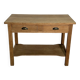 Console kitchen unit in stripped oak veneer