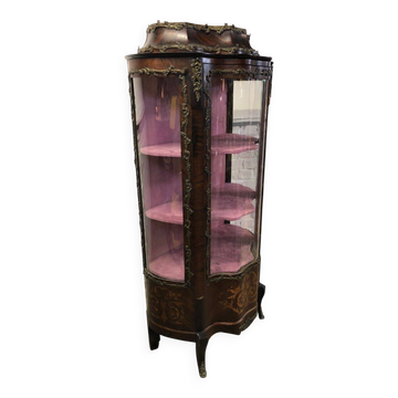 Louis XV style display cabinet