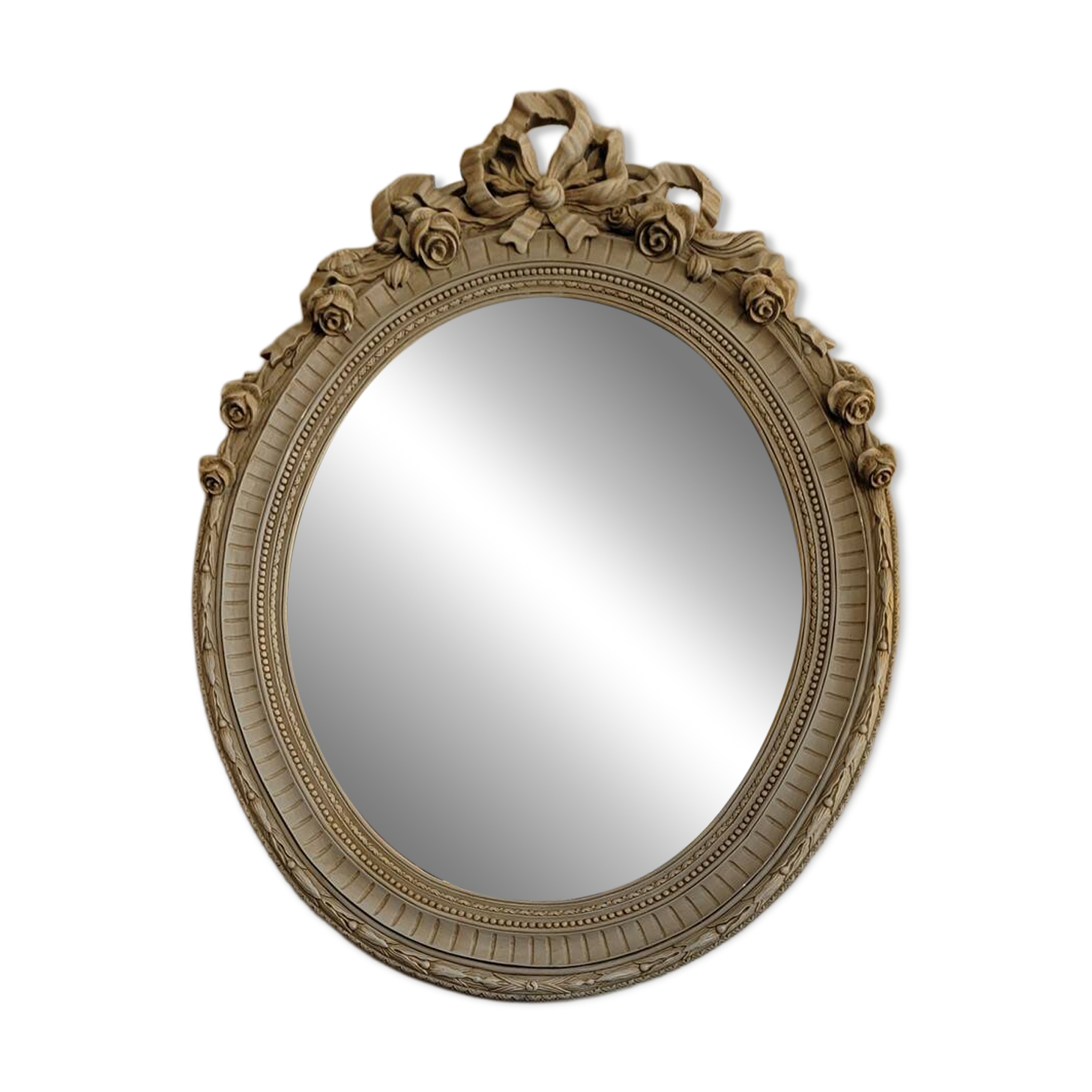 Louis XVI medallion mirror