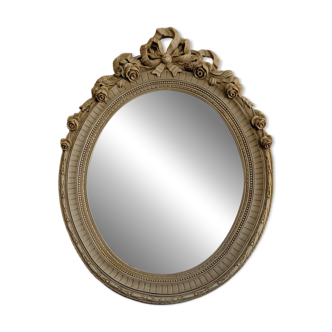 Louis XVI medallion mirror