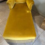 Golden velvet daybed