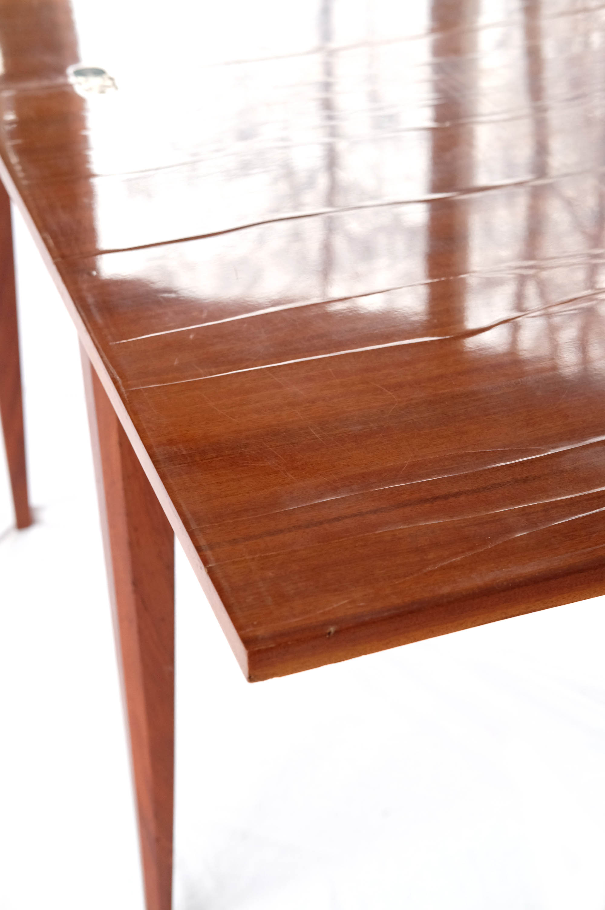 Mid-century square game table, italy, 1960s