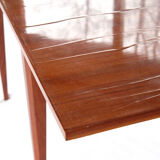 Mid-century square game table, italy, 1960s