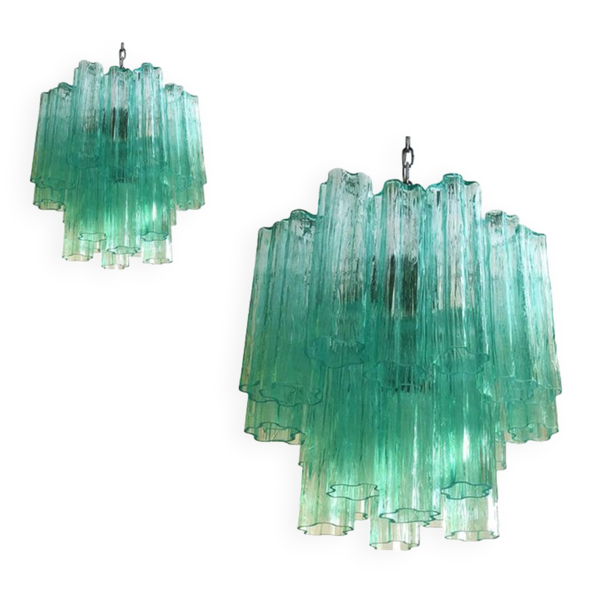 Contemporary Murano Glass Sputnik Chandelier , lot of 2 or a pair of chandeliers