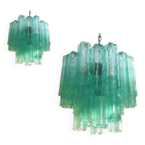 Contemporary Murano Glass Sputnik Chandelier , lot of 2 or a pair of chandeliers