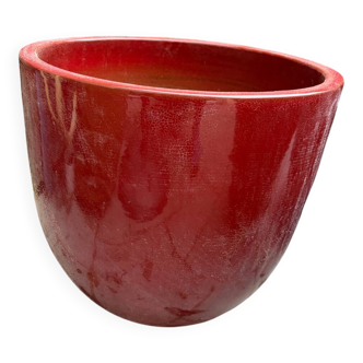 Glazed ceramic flower pots – perfect for terrace or garden.