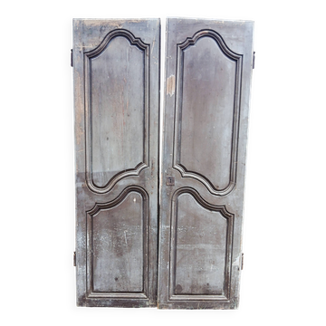 Pair of old cupboard doors