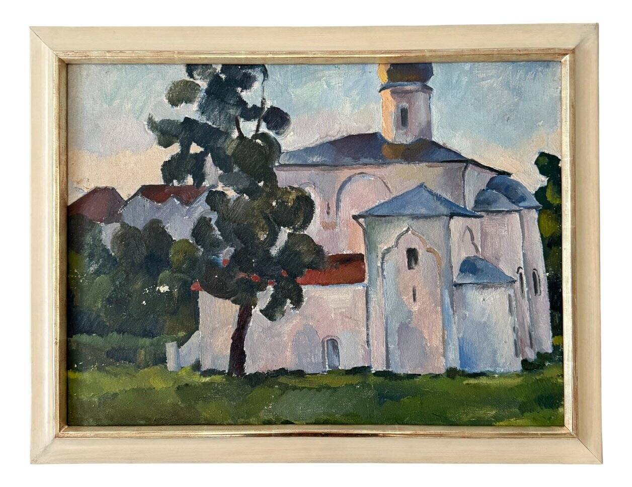 A. Isachjow, Night of Novgorod, 1974, Oil on Canvas