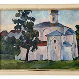 A. Isachjow, Night of Novgorod, 1974, Oil on Canvas