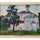 Huile sur toile, Nuit de Novgorod, A. Isachjow, 1974