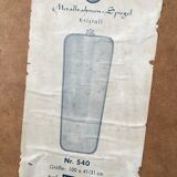 Asymmetrical mirror gold metal 60s