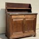 Grand buffet, meuble de toilette ancienne à dessus de marbre XIXe
