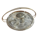 Silver-plated aperitif server