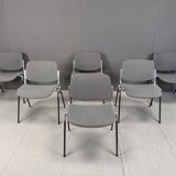 Vintage Dsc 106 Side Chairs By Giancarlo Piretti For Castelli, Set Of 6