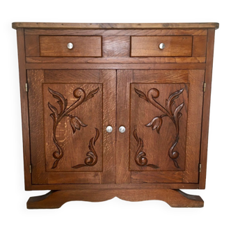 Small buffet in old oak from the 40s/50s