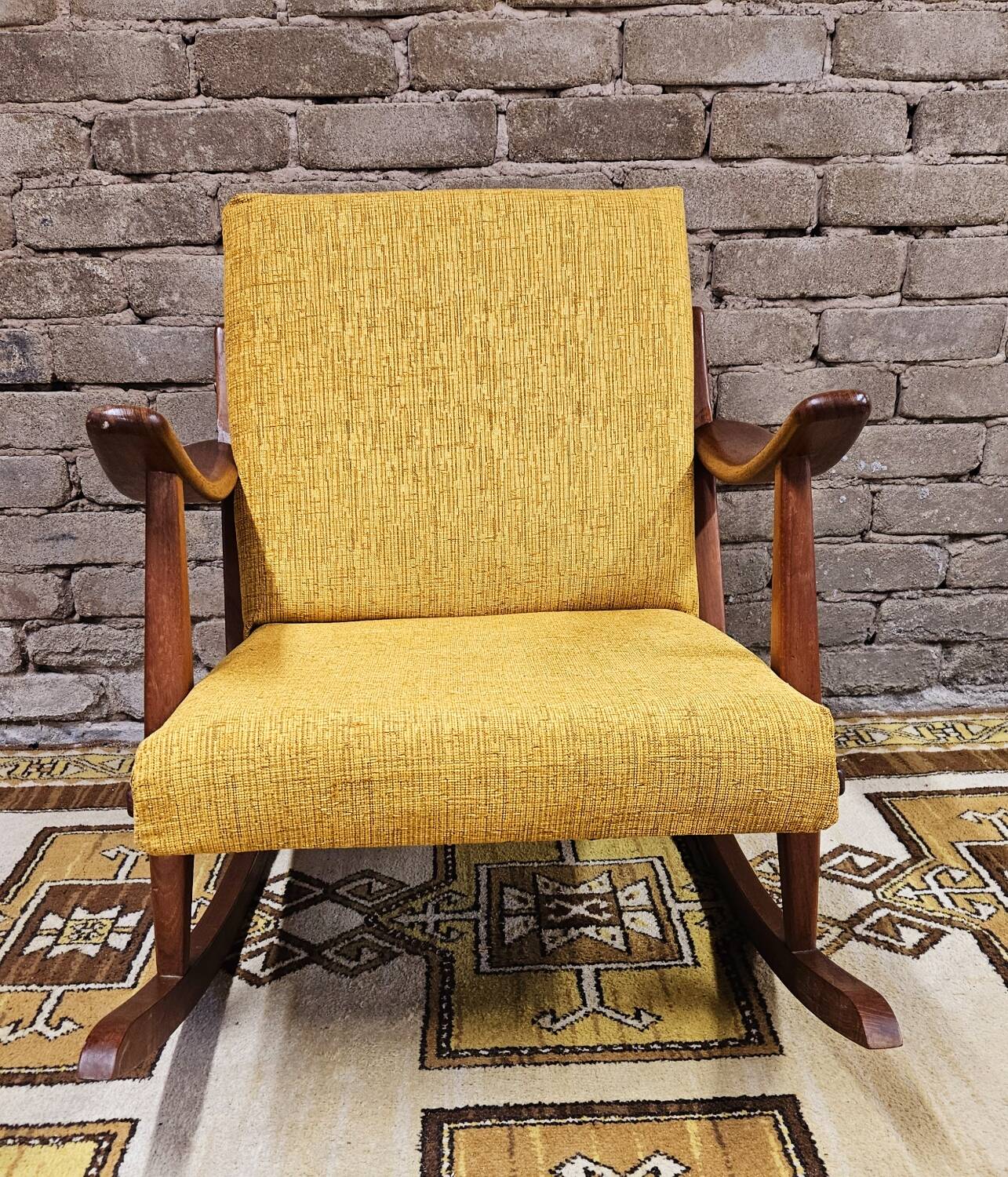 Danish teak rocking chair 1960