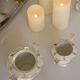 Sugar bowl and milk jar in flowery white porcelain