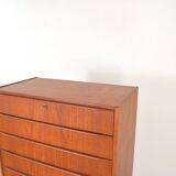 Mid-Century Danish Teak Chest of Drawers, 1960s.