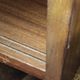 Vintage 60s storage display case with sliding windows