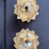 Lampe/apllique Lotus années 80
